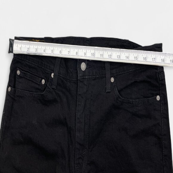 Levi's 511 Men's Straight Leg Black Denim Jeans Mid-Rise Slim Fit Actual 36x31 - Picture 7 of 15